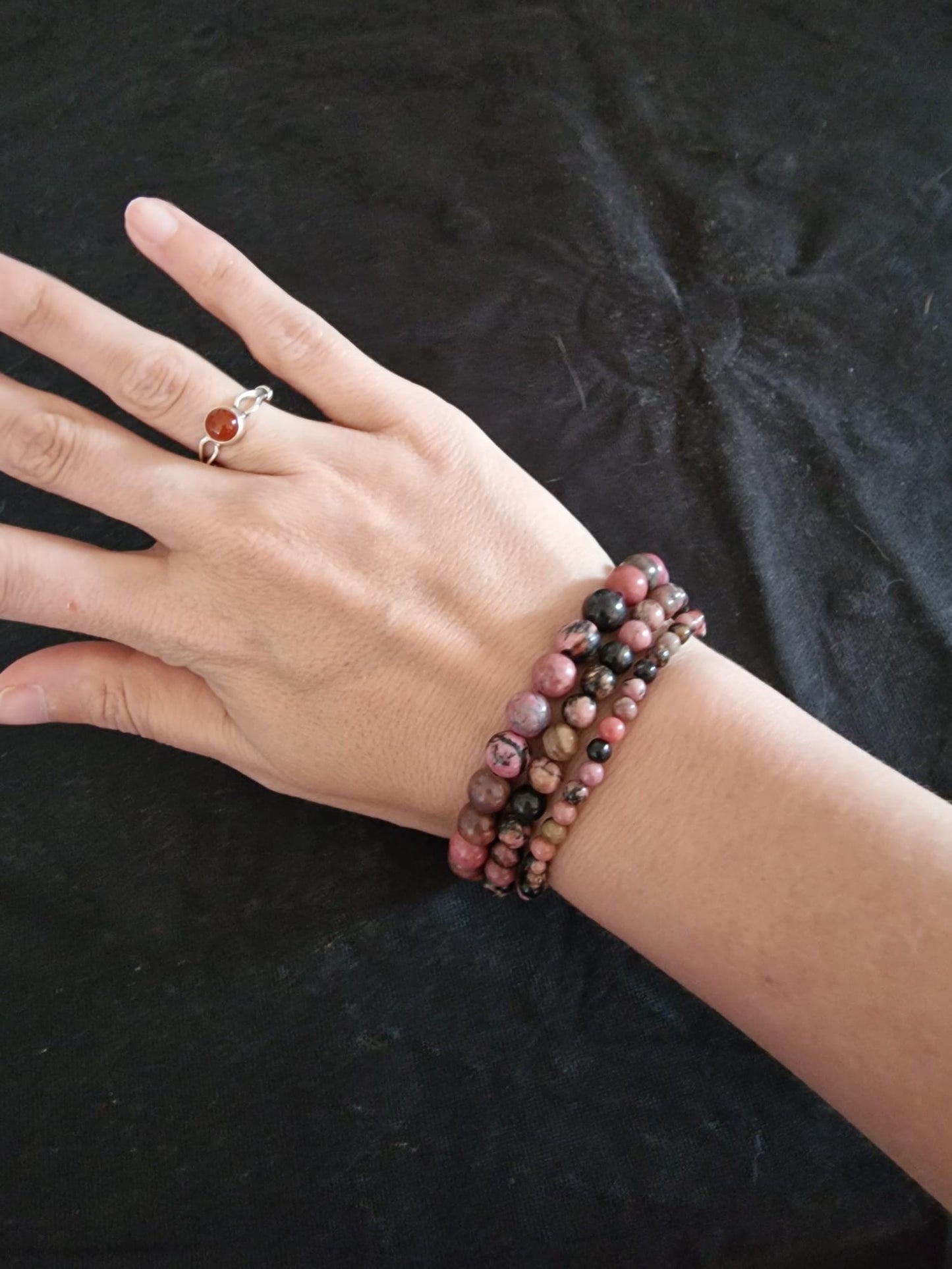 Bracelet TRIO " Rhodonite "