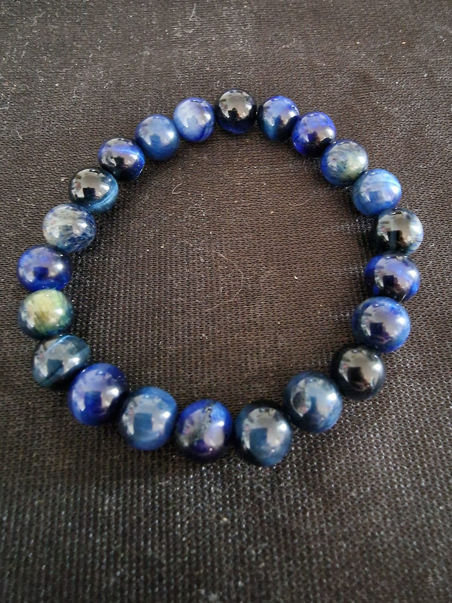 Bracelet " Oeil de Tigre Bleu "